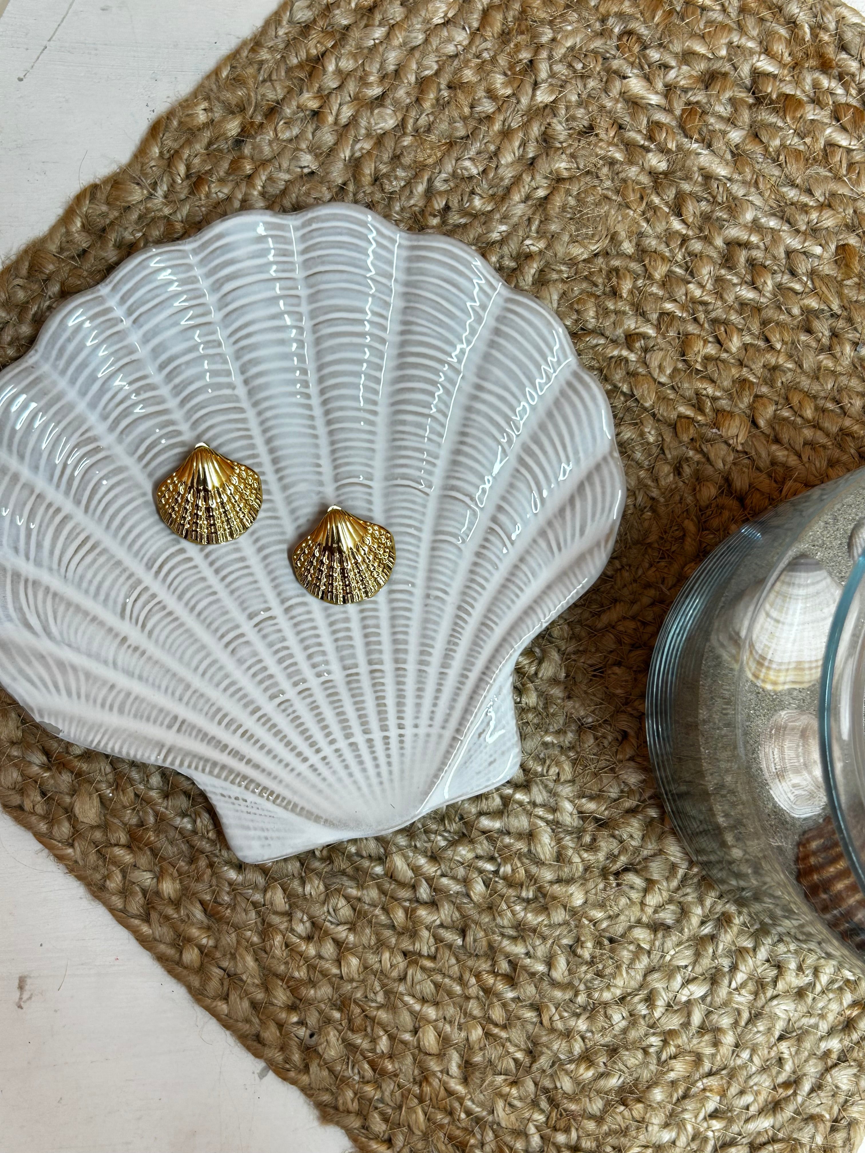 Boucle d’oreille coquillage