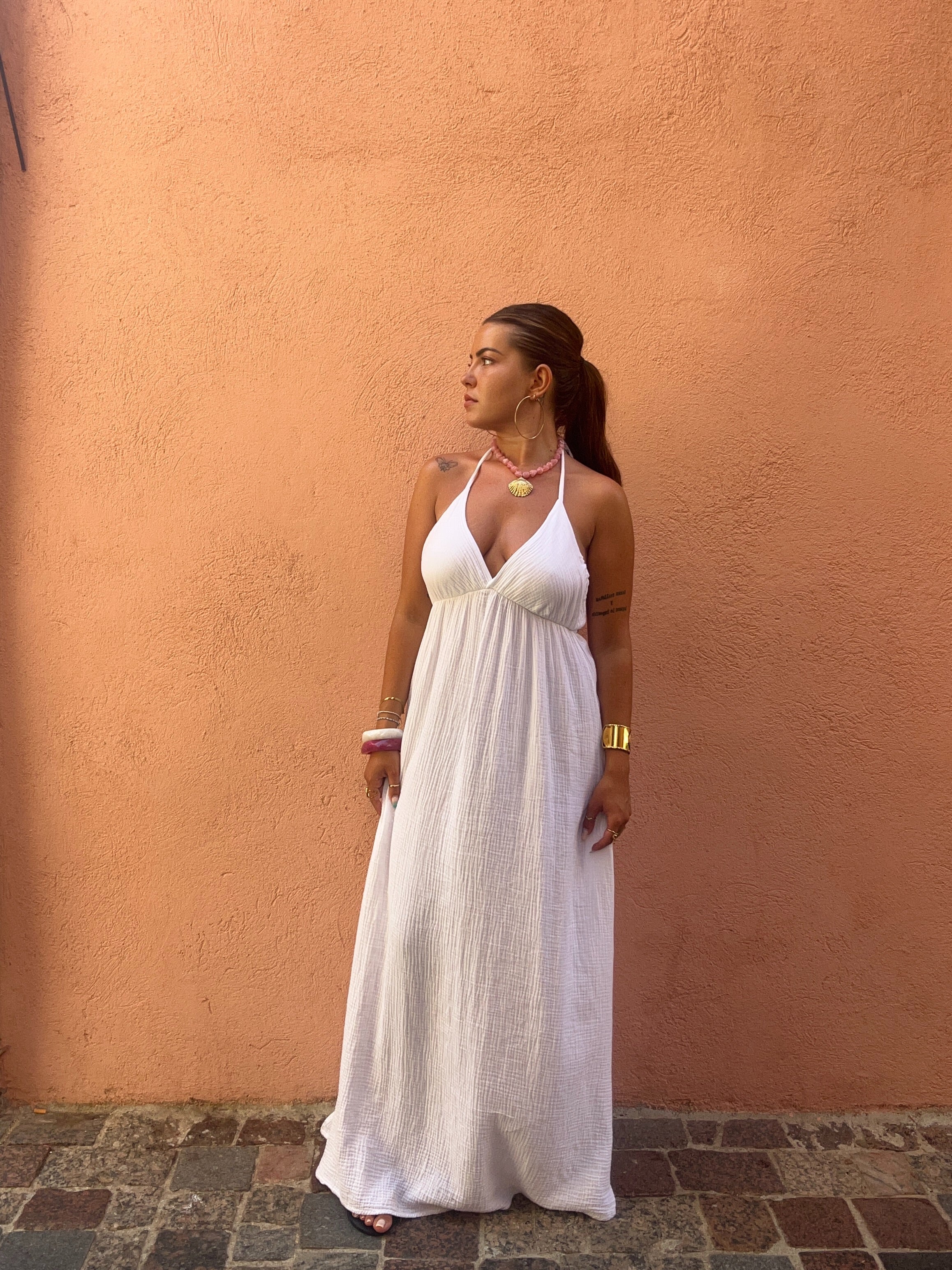 Robe gaze de coton