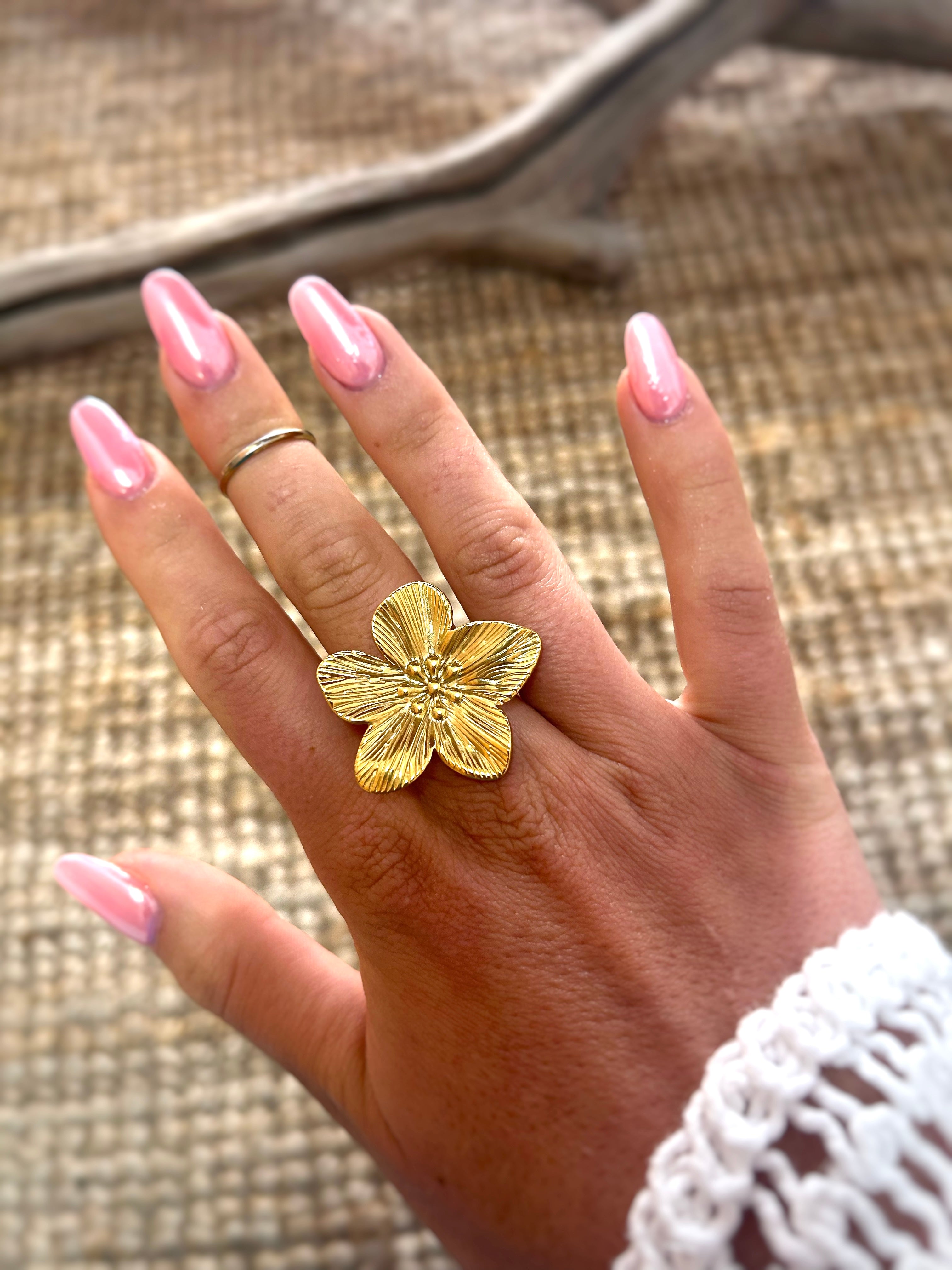 Bague fleur