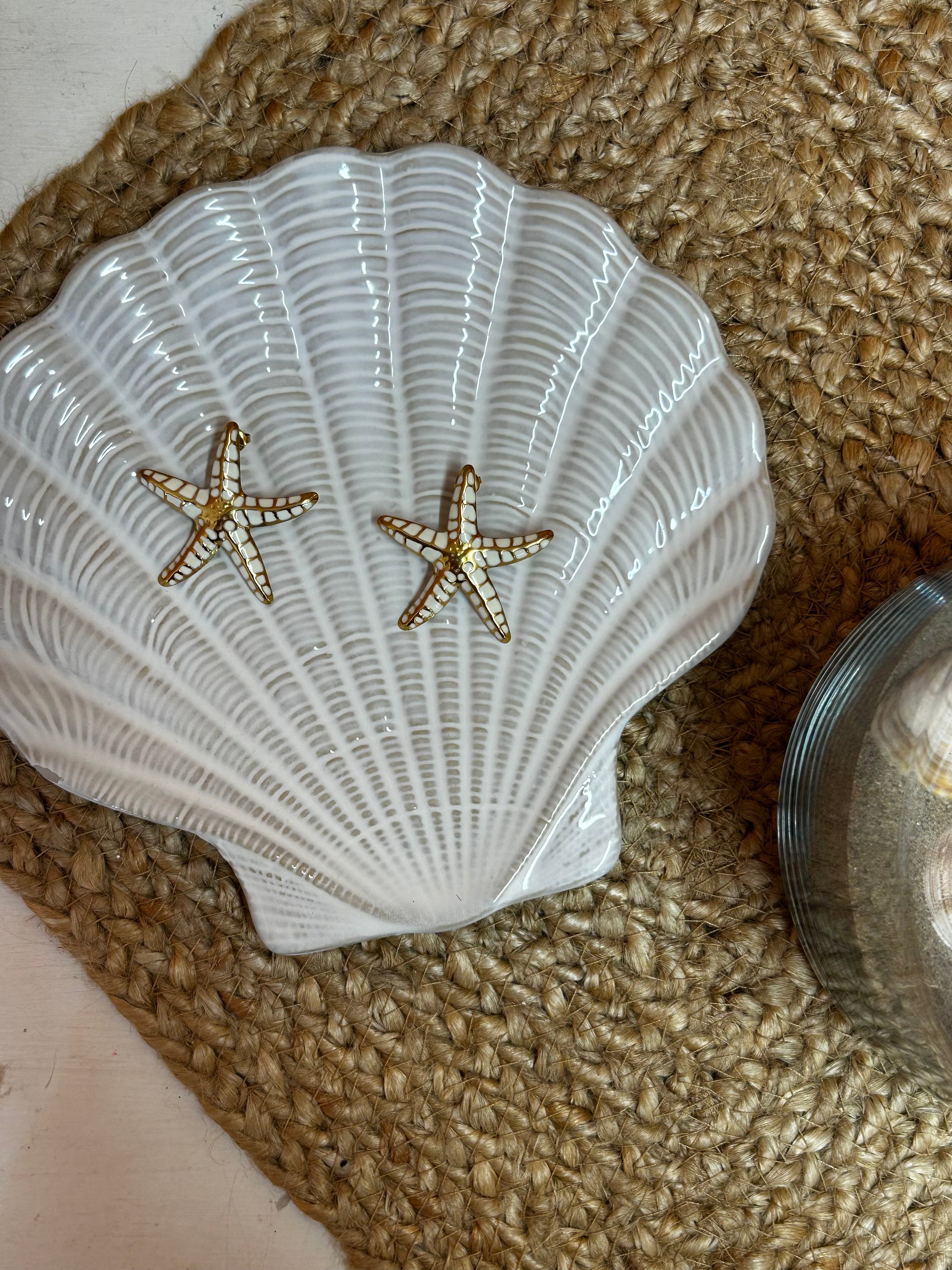 Boucles d’oreilles étoile de mer ￼