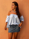 Top bleu ciel