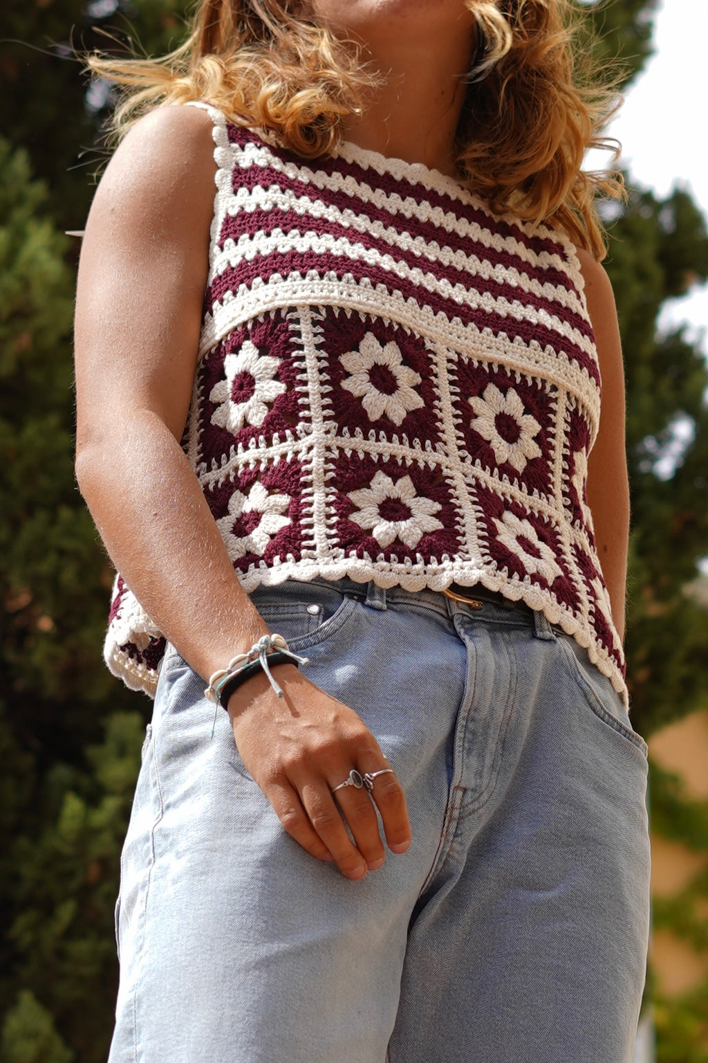 Top en crochet