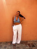 Pantalon gaze de coton